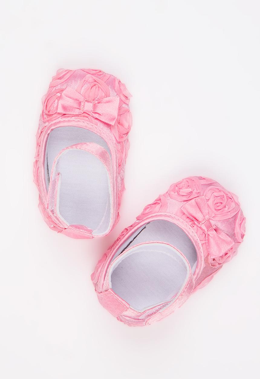Pop Candy - Satin Pumps Pale Pink