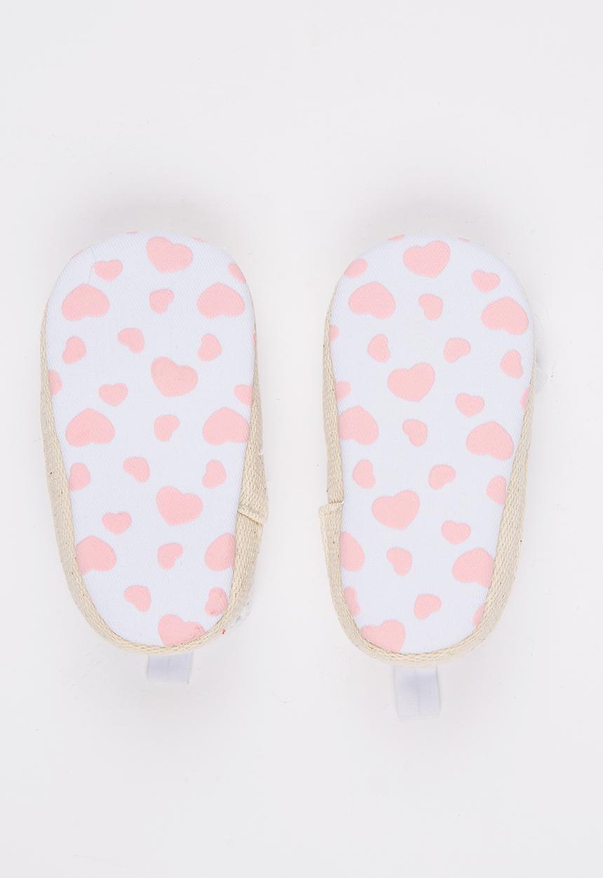 Pop Candy - Espadrille with Flower Detail White