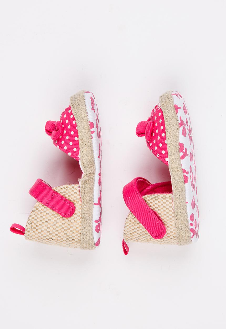 Pop Candy - Espadrille Peeptoe Dark Pink