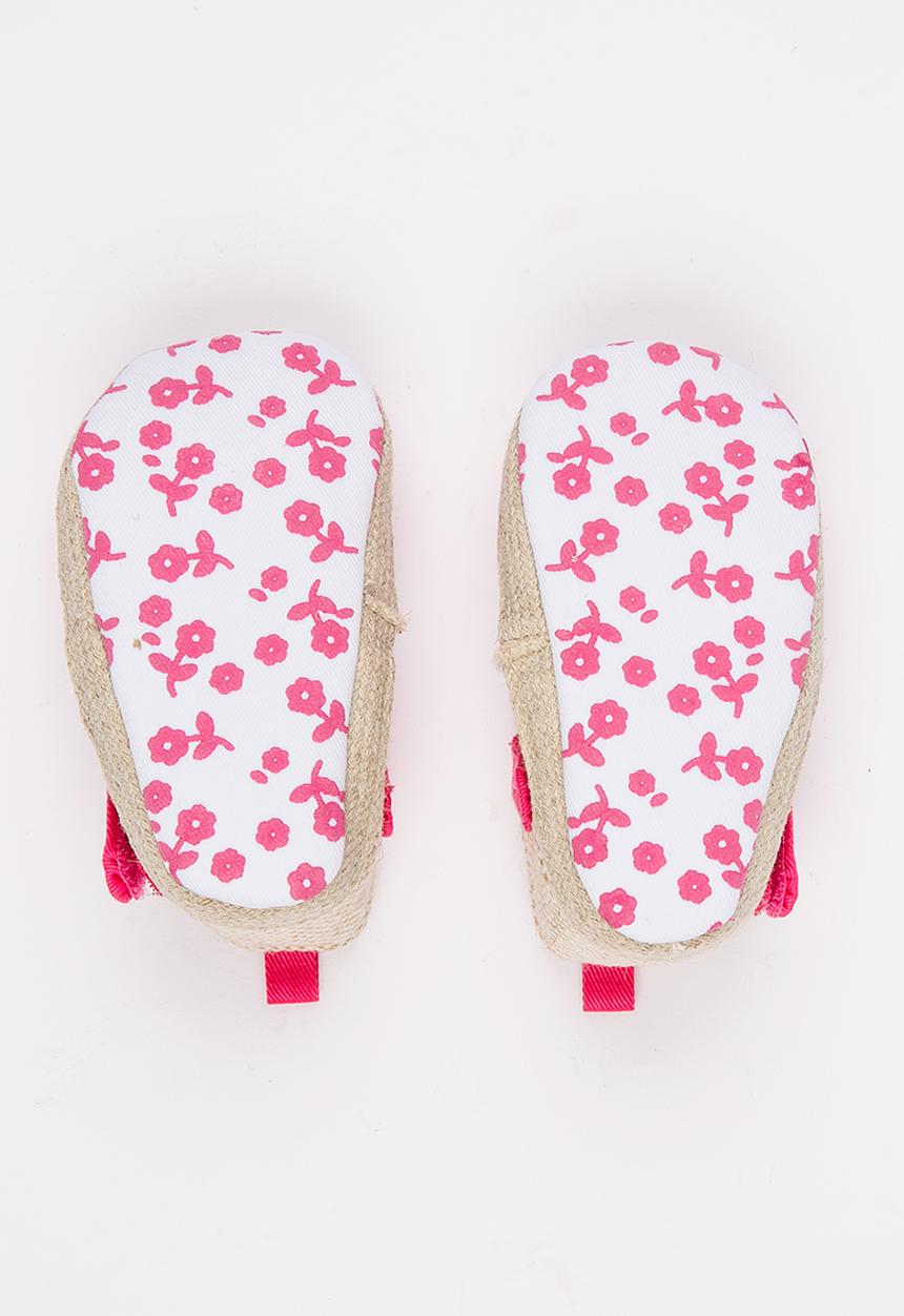 Pop Candy - Espadrille Peeptoe Dark Pink