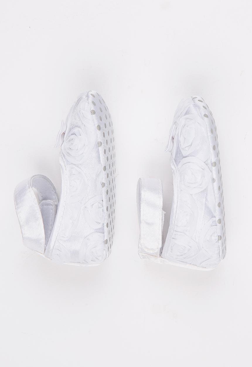 Pop Candy - Satin Pumps White