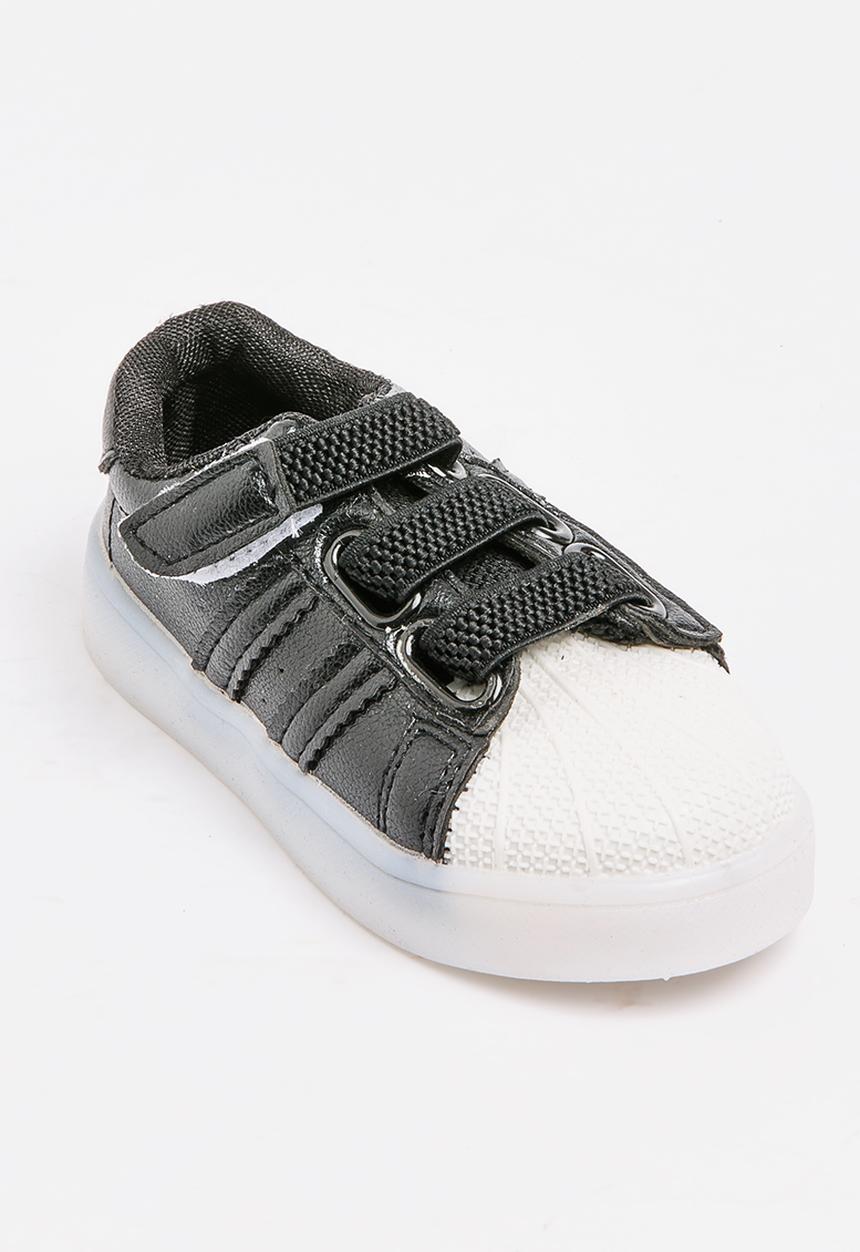 Pop Candy - Boys Light up Sneakers Black