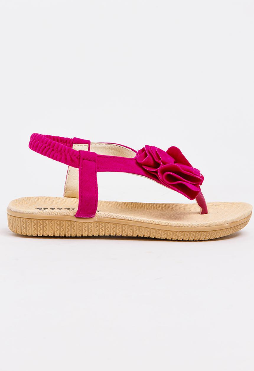 Pop Candy - Flower Sandal Cerise Pink