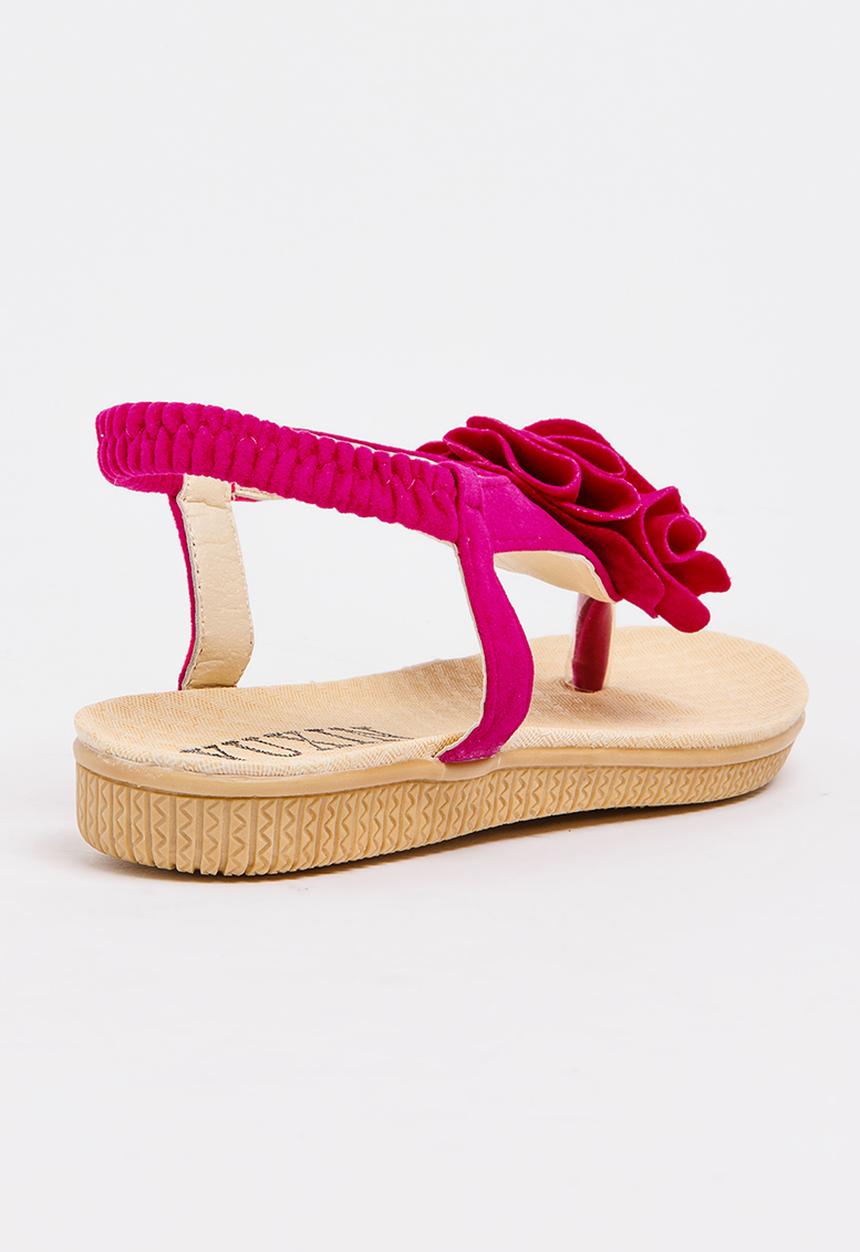 Pop Candy - Flower Sandal Cerise Pink