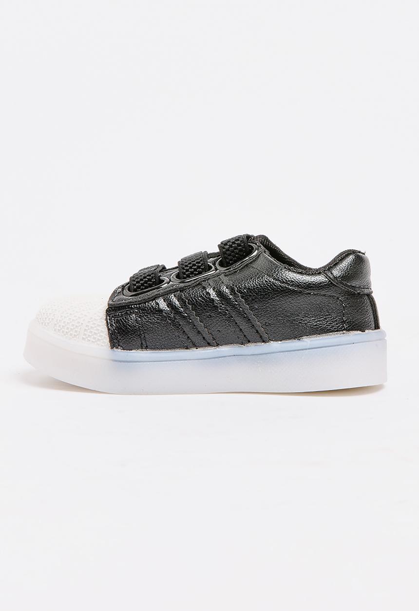 Pop Candy - Boys Light up Sneakers Black