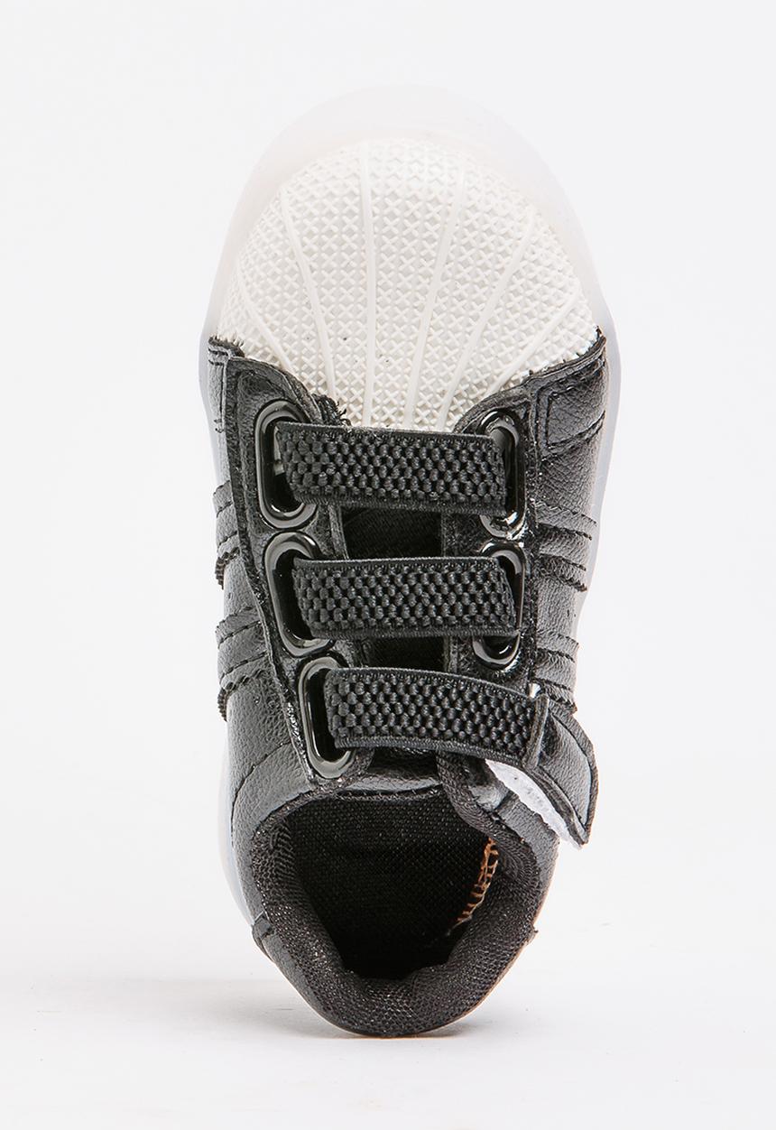Pop Candy - Boys Light up Sneakers Black
