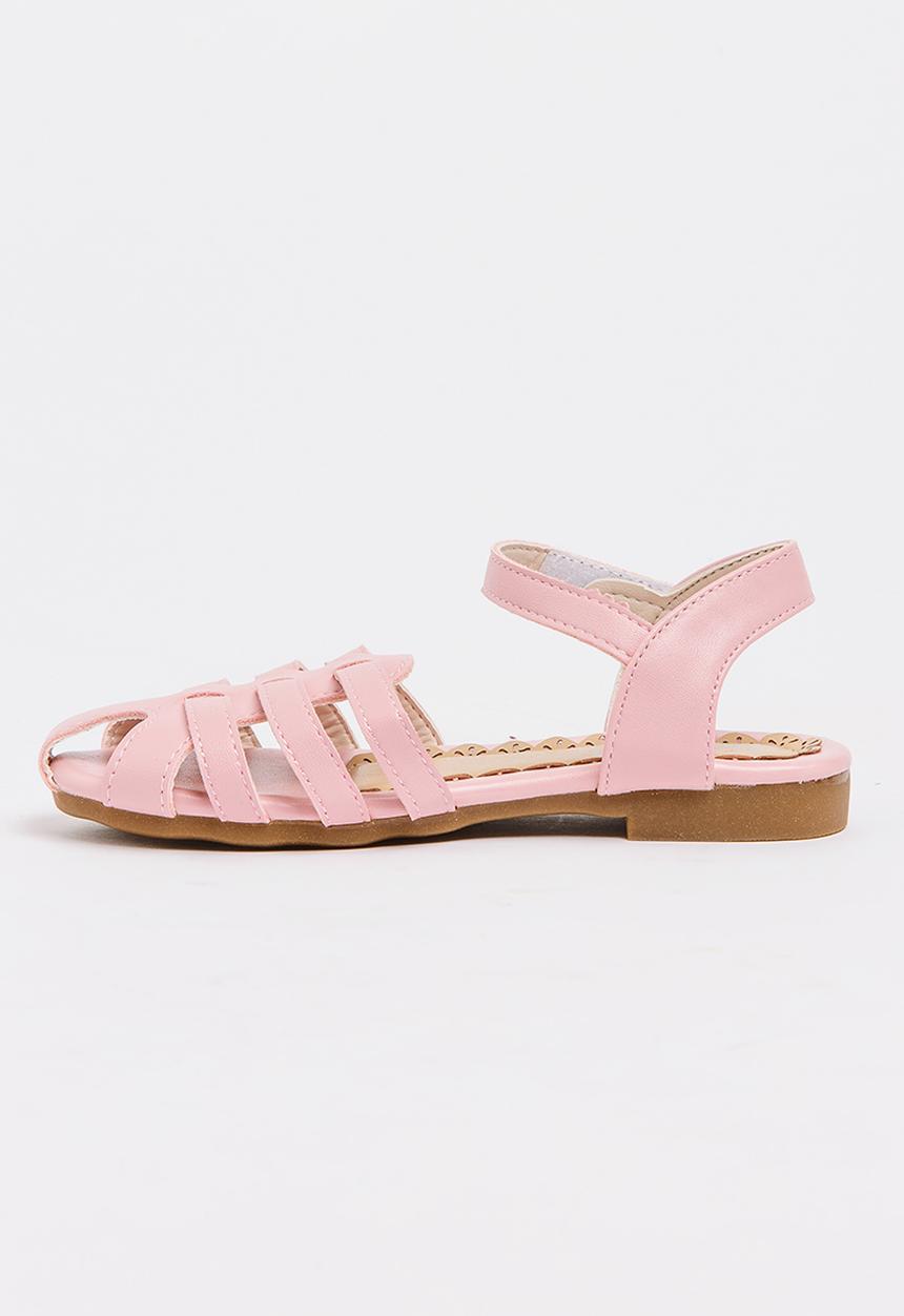 Pop Candy - Cage Sandals Pale Pink