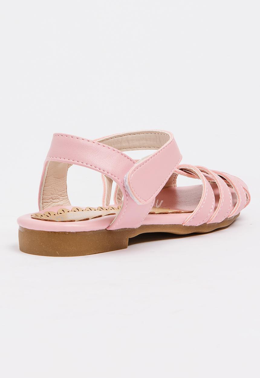 Pop Candy - Cage Sandals Pale Pink