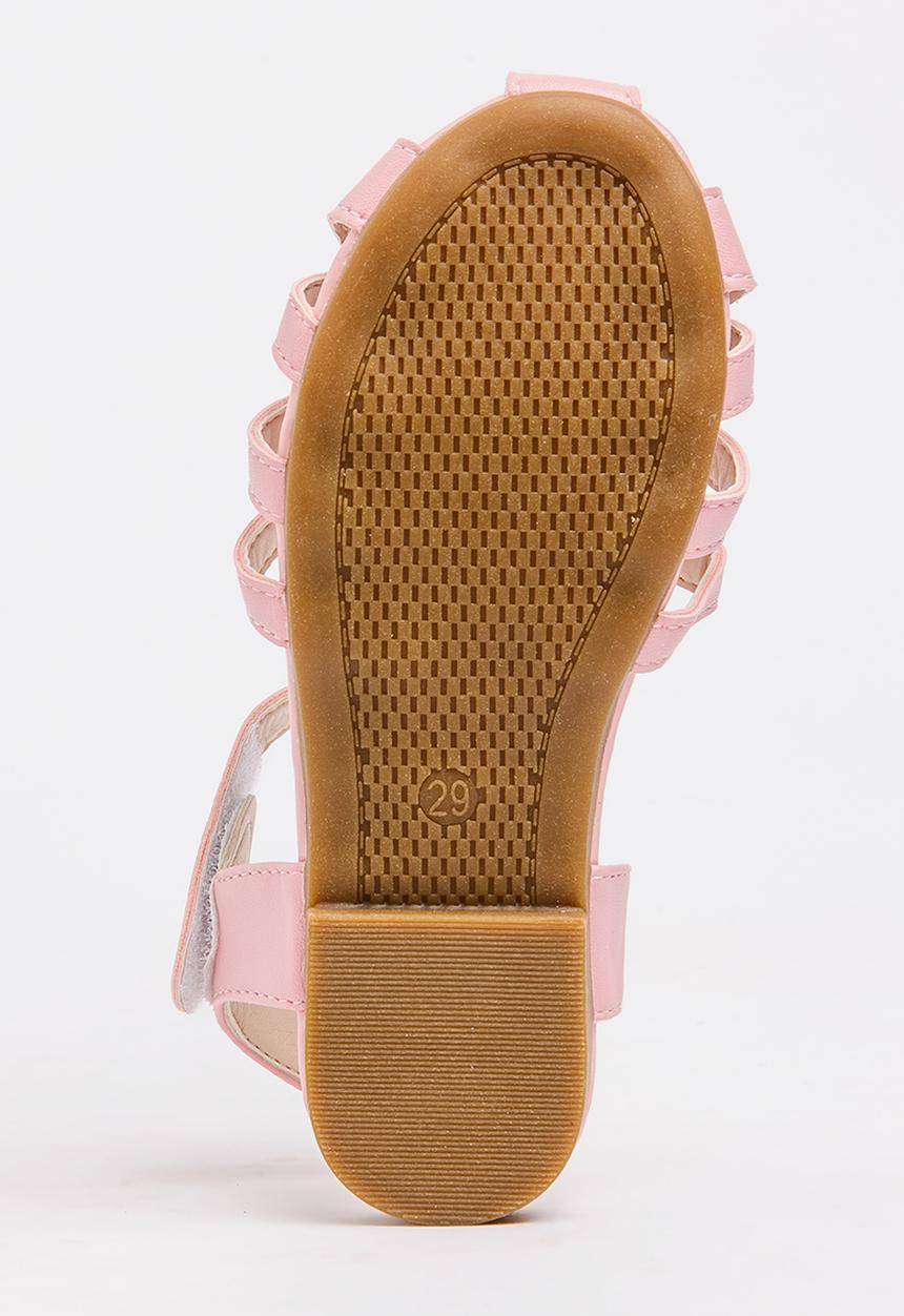 Pop Candy - Cage Sandals Pale Pink