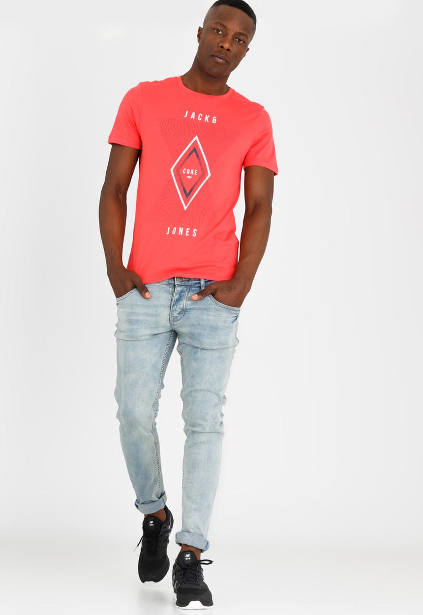 Jack & Jones - Note Tee Red