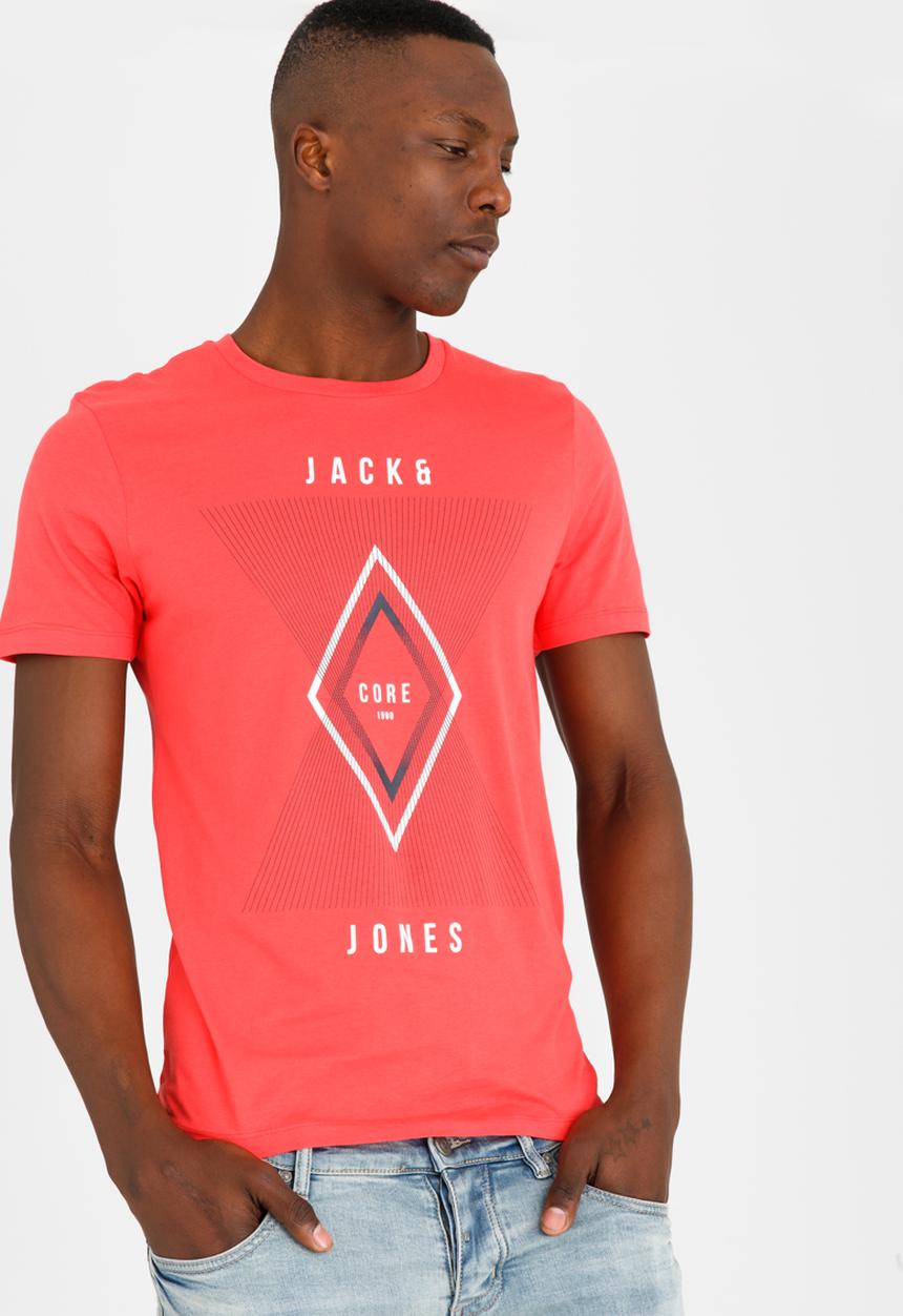 Jack & Jones - Note Tee Red