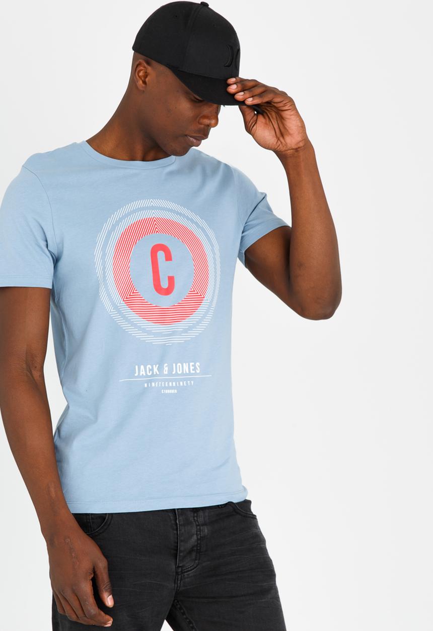 Jack & Jones - Note Tee Pale Blue