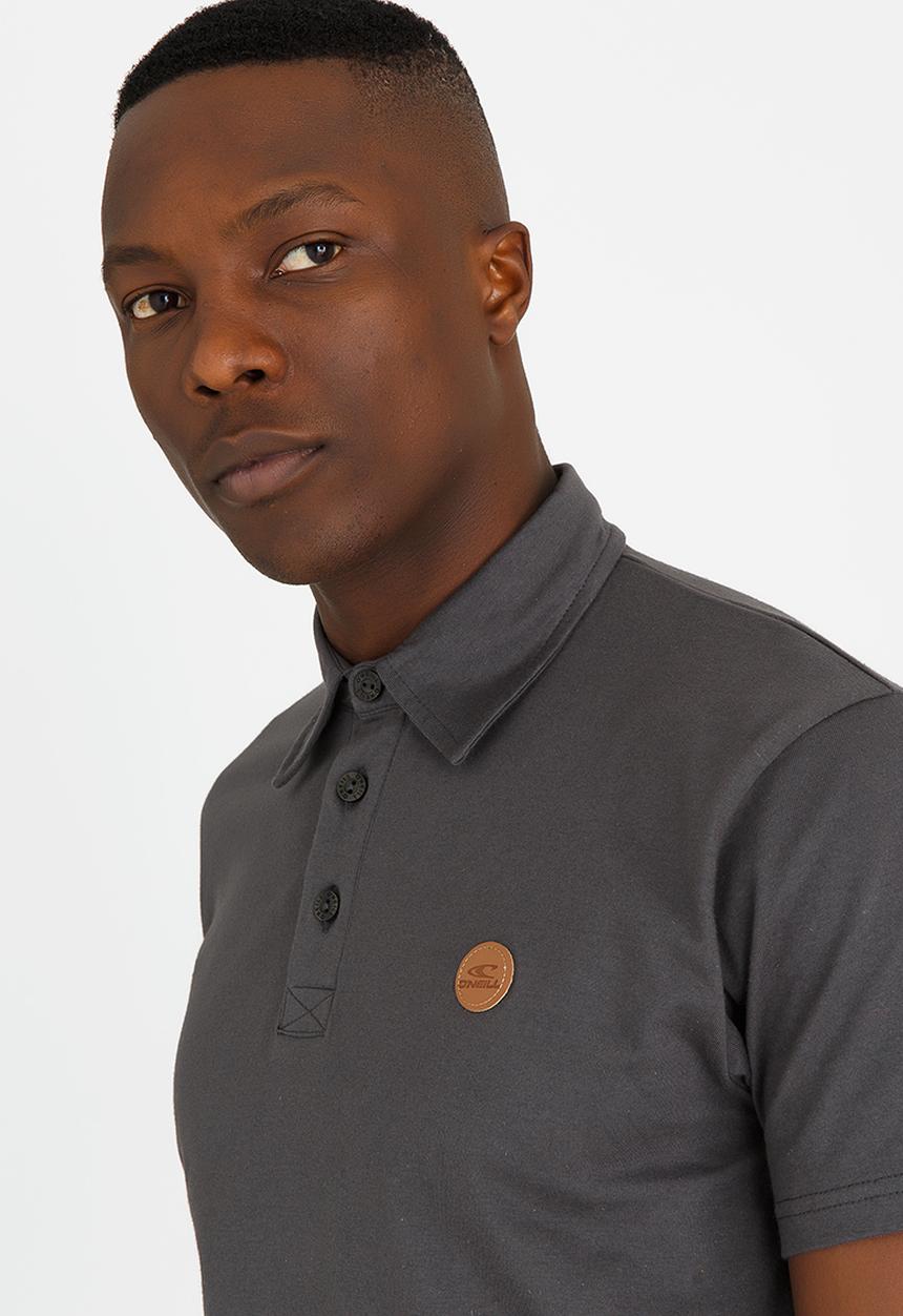 O'Neill - Plain Cotton Golfer Dark Grey