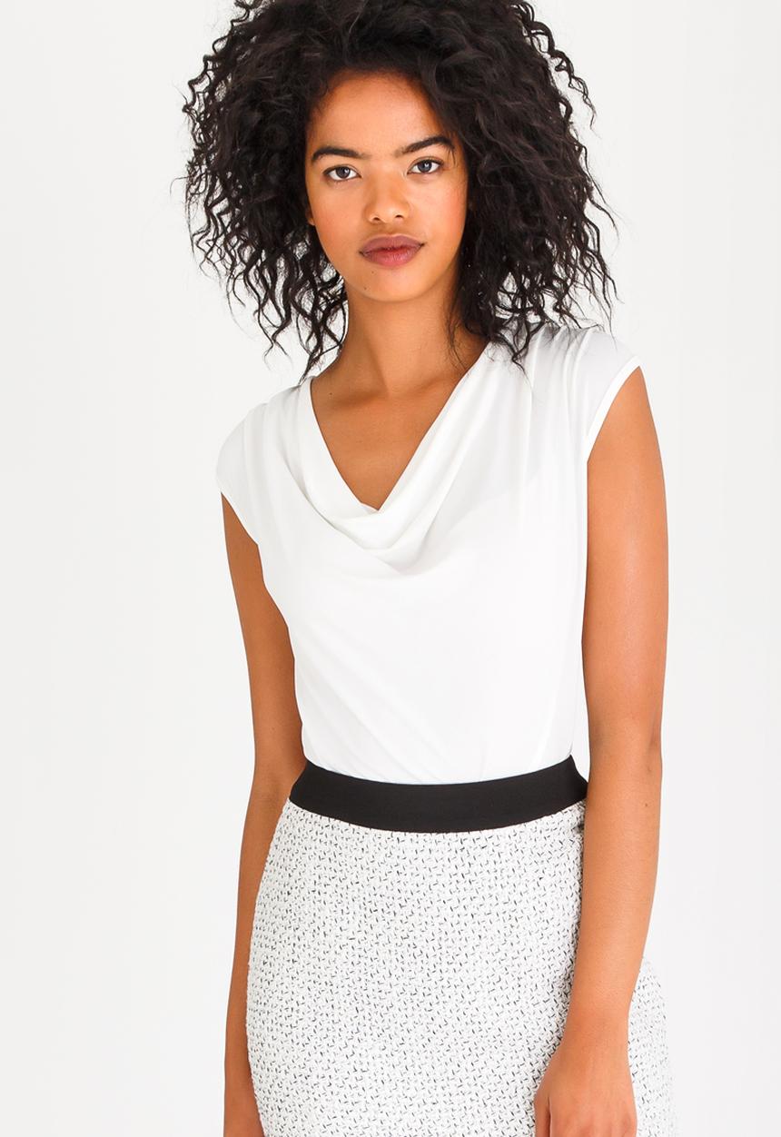 edit - Cowl Neck Top Cream