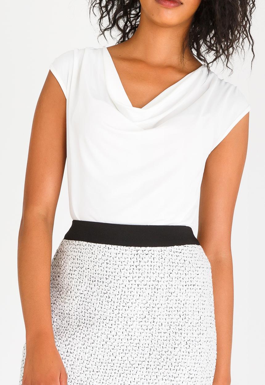edit - Cowl Neck Top Cream