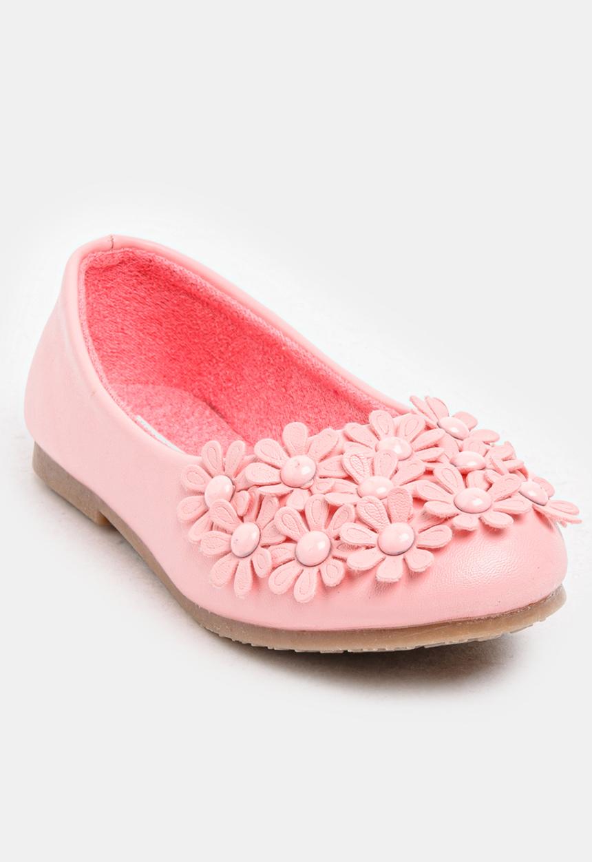 Pop Candy - Embellished Pumps Pale Pink