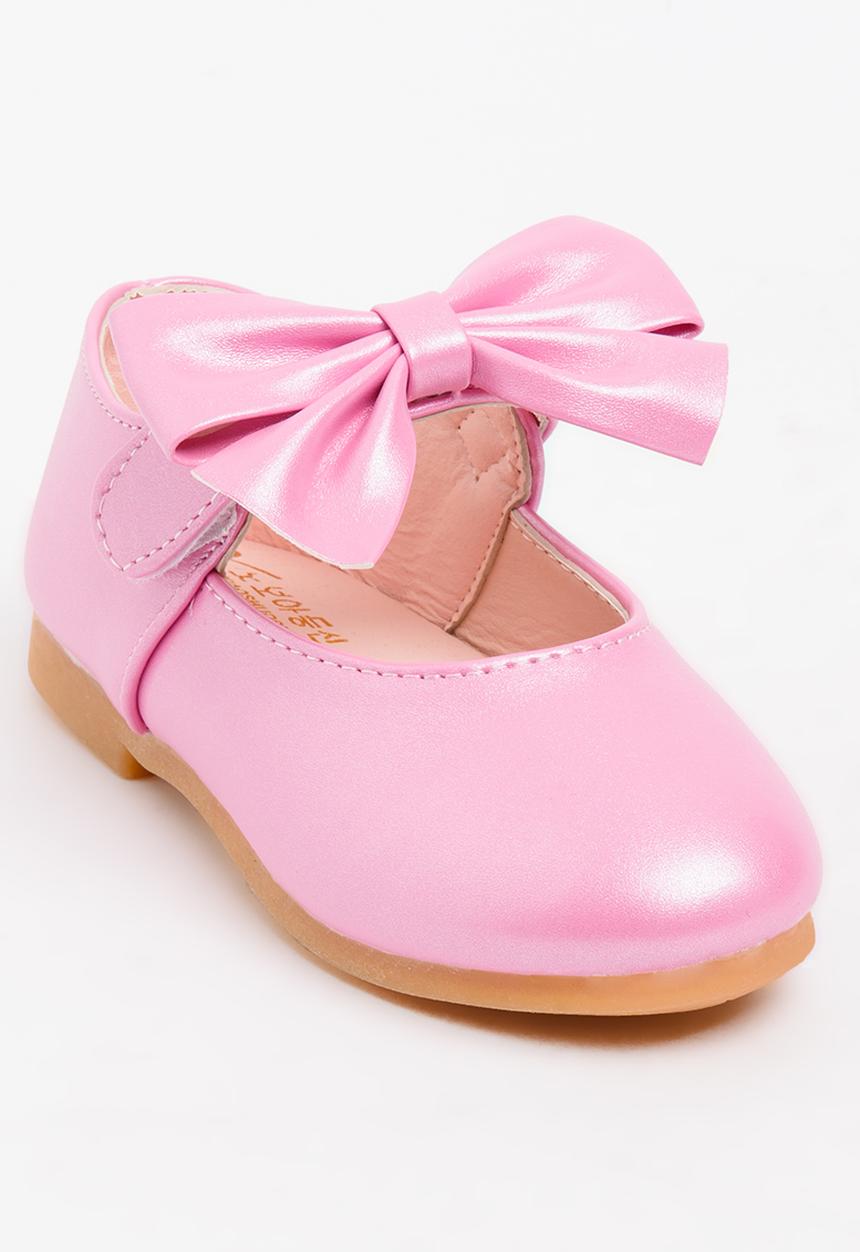 Pop Candy - Bow Detail Pumps Mid Pink
