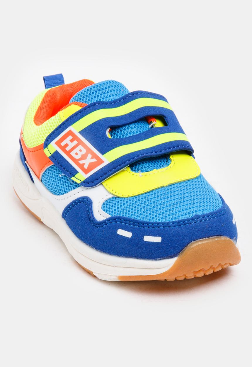Pop Candy - Boys PU Top Sneakers Multi-colour