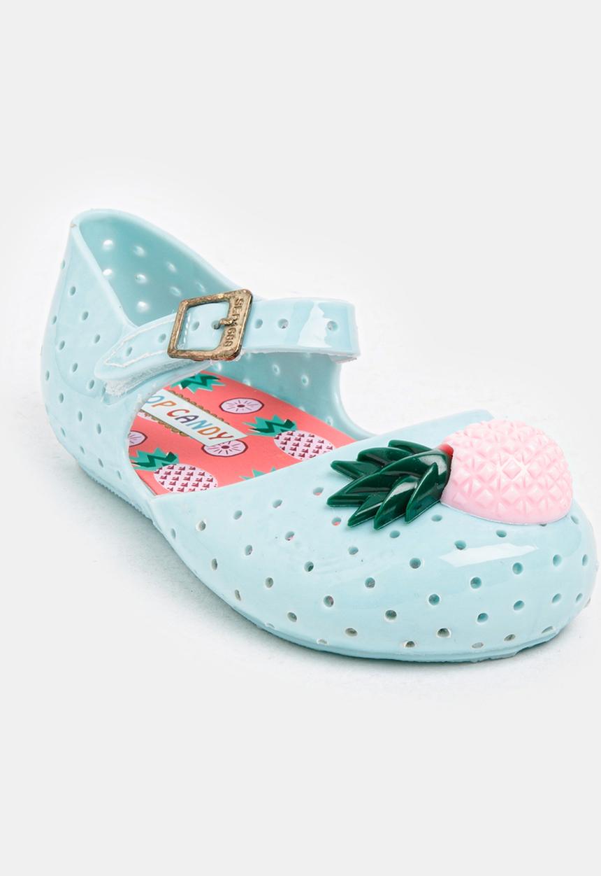 Pop Candy - Girls Pineapple Pumps Mint