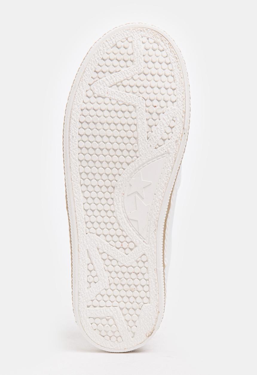 Pop Candy - Girls PU Slip On Sneakers White
