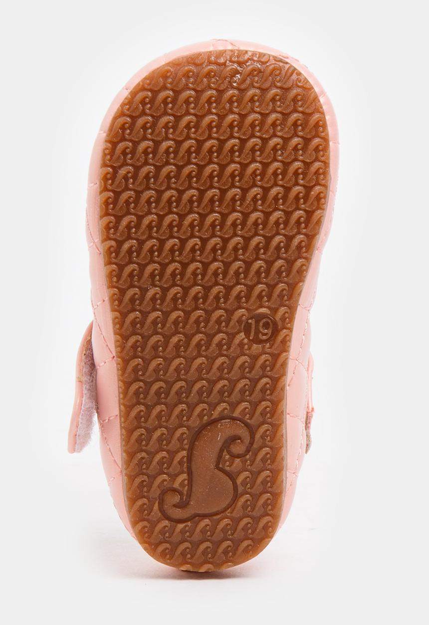 Pop Candy - Pump with Rose Detail Pale Pink