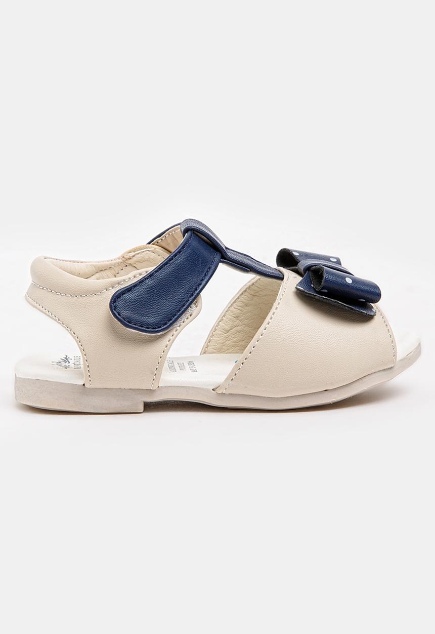 Pop Candy - Bow detail sandal - cream