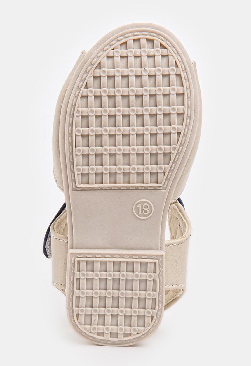 Pop Candy - Bow detail sandal - cream