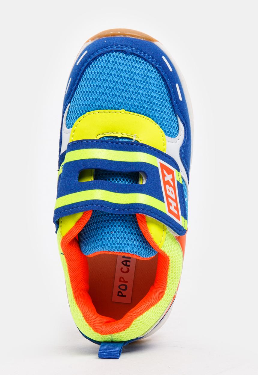 Pop Candy - Boys PU Top Sneakers Multi-colour
