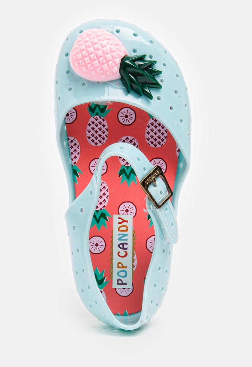 Pop Candy - Girls Pineapple Pumps Mint
