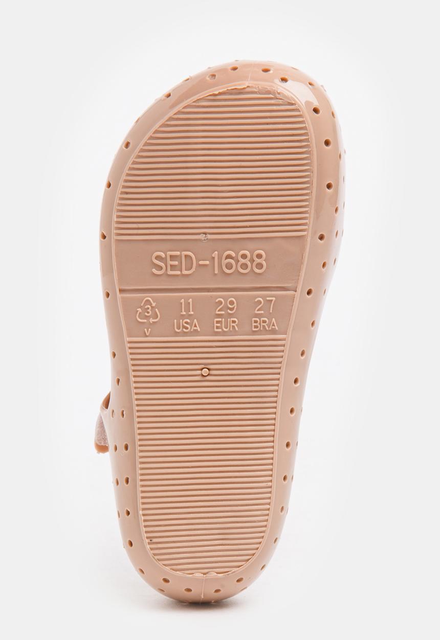 Pop Candy - Girls Pineapple Pumps Nude