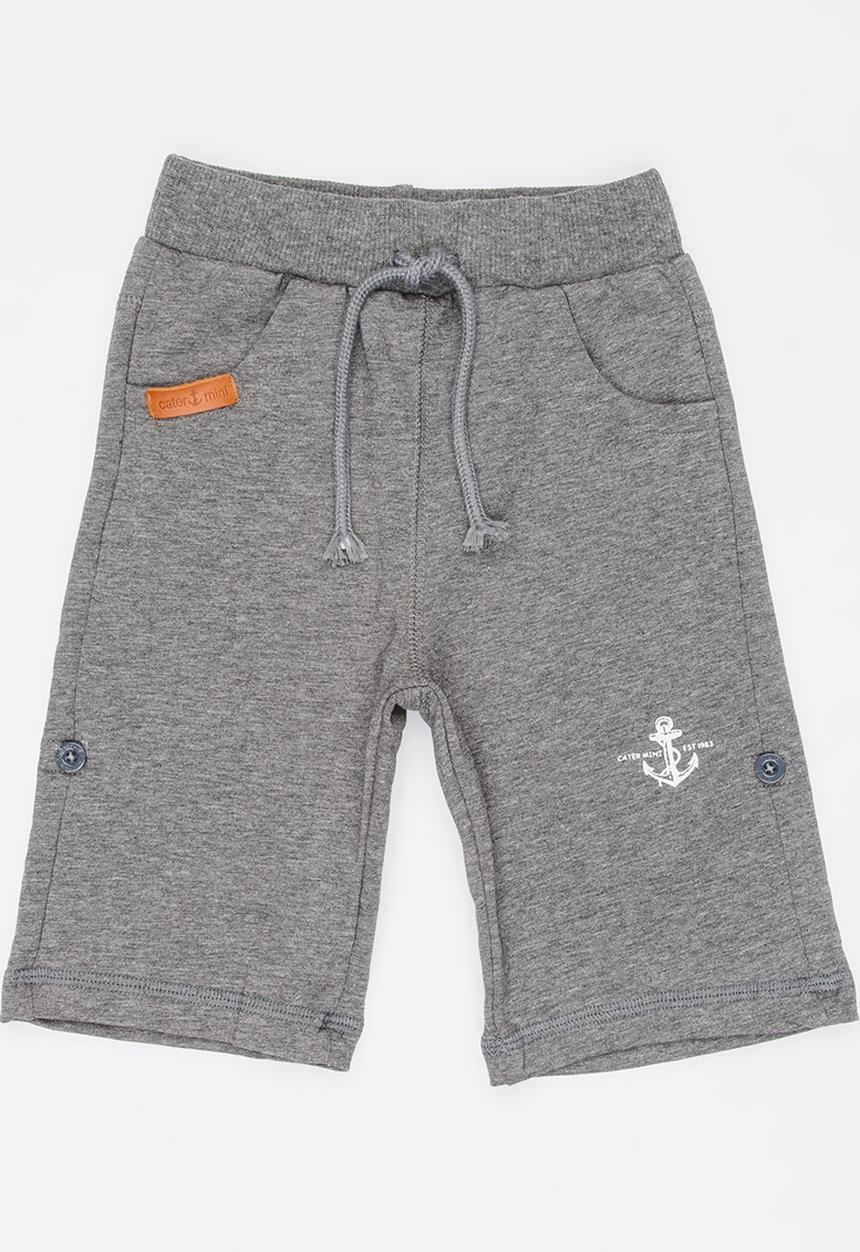 Pop Candy - Boys   Fleece Shorts Grey