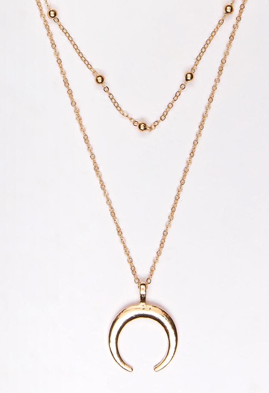 Pop Candy - Girls Layered Necklace Gold