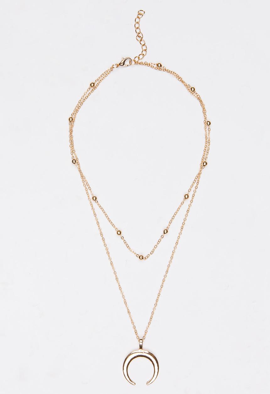 Pop Candy - Girls Layered Necklace Gold