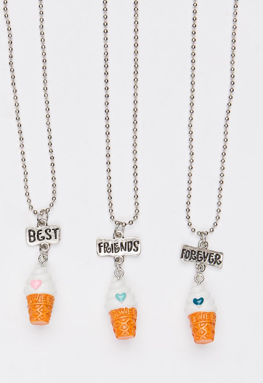 Pop Candy - Girls BFF Necklace Set Multi-colour