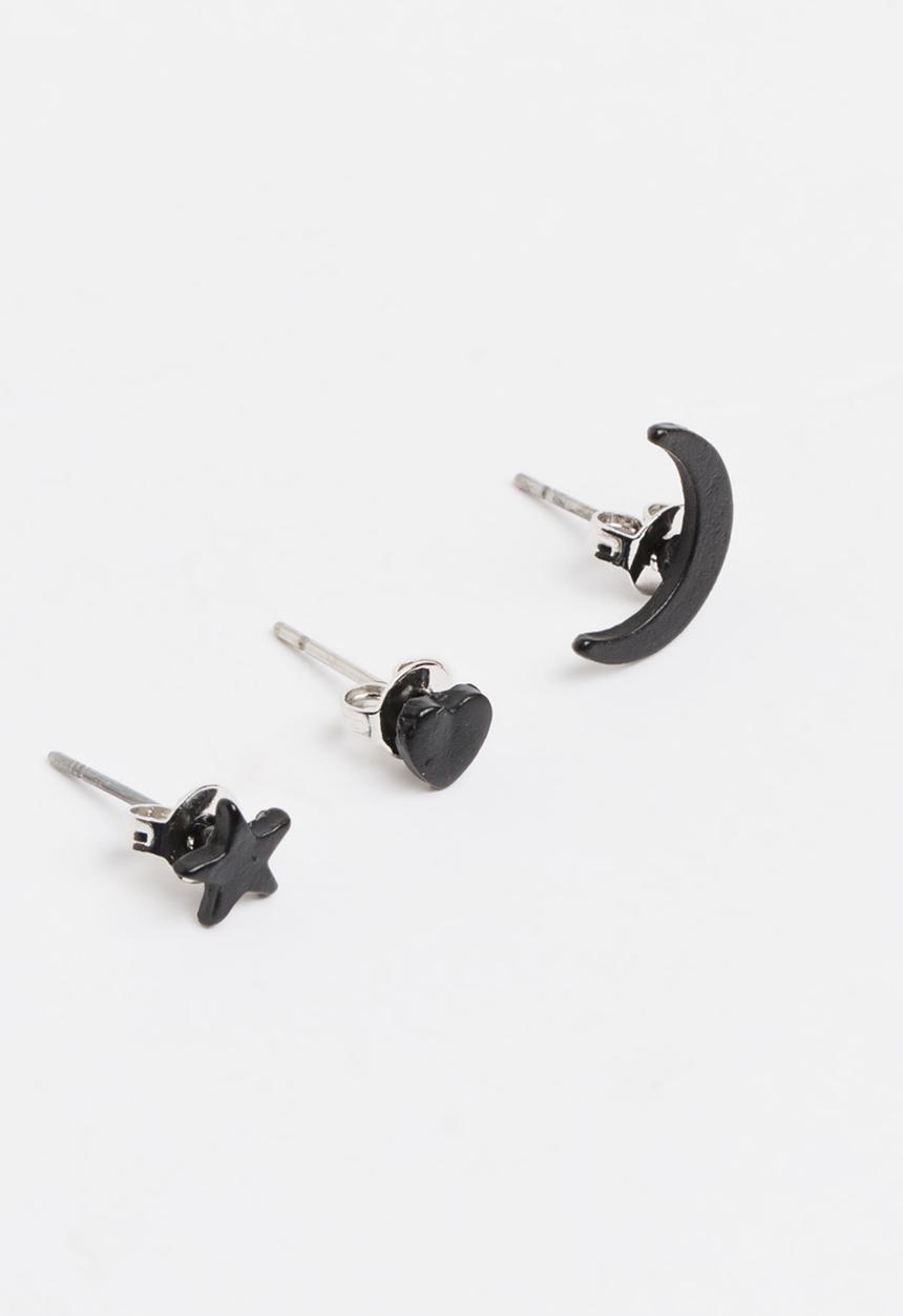 Pop Candy - Girls Earring Set Black