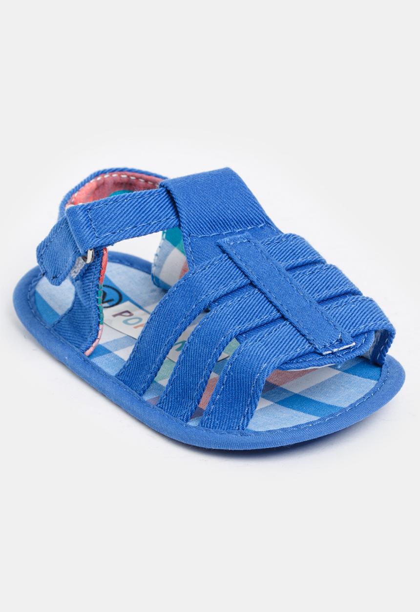 Pop Candy - Boys Canvas Sandals Blue