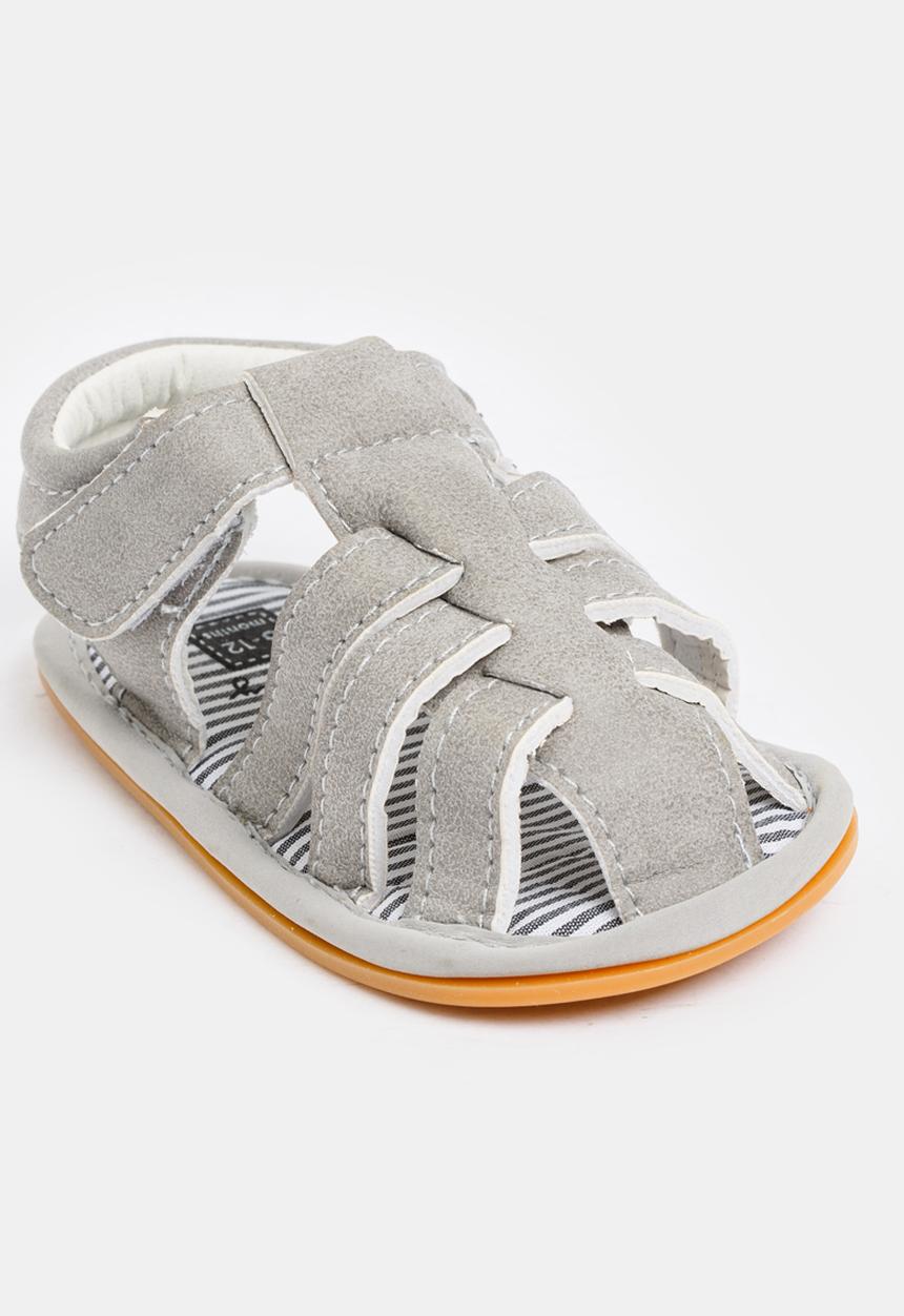 Pop Candy - Girls PU Sandals Grey