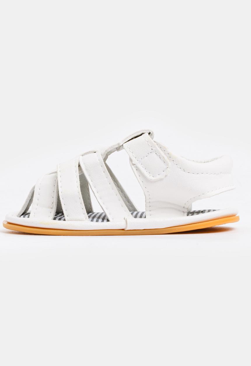 Pop Candy - Girls PU Sandals White