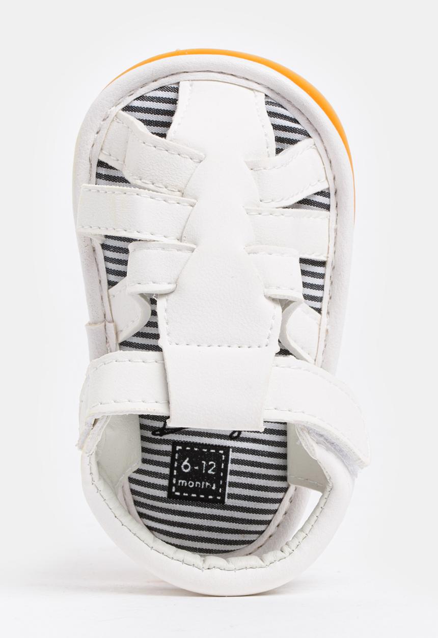 Pop Candy - Girls PU Sandals White