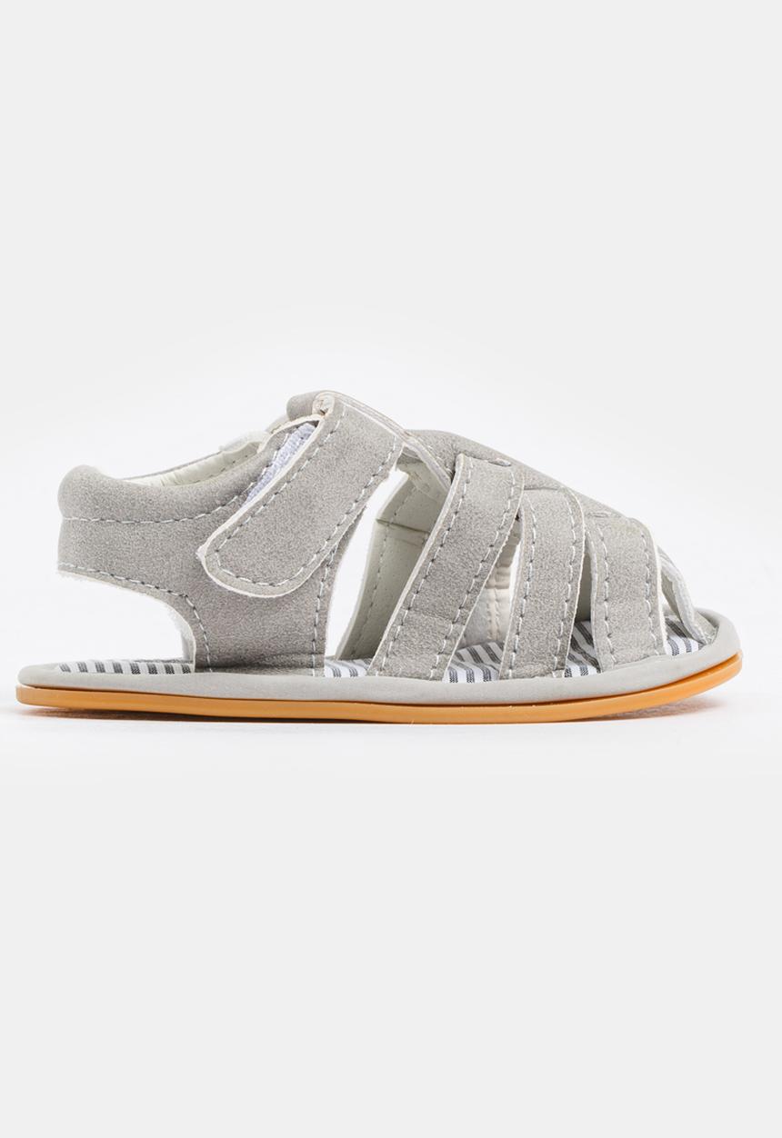 Pop Candy - Girls PU Sandals Grey