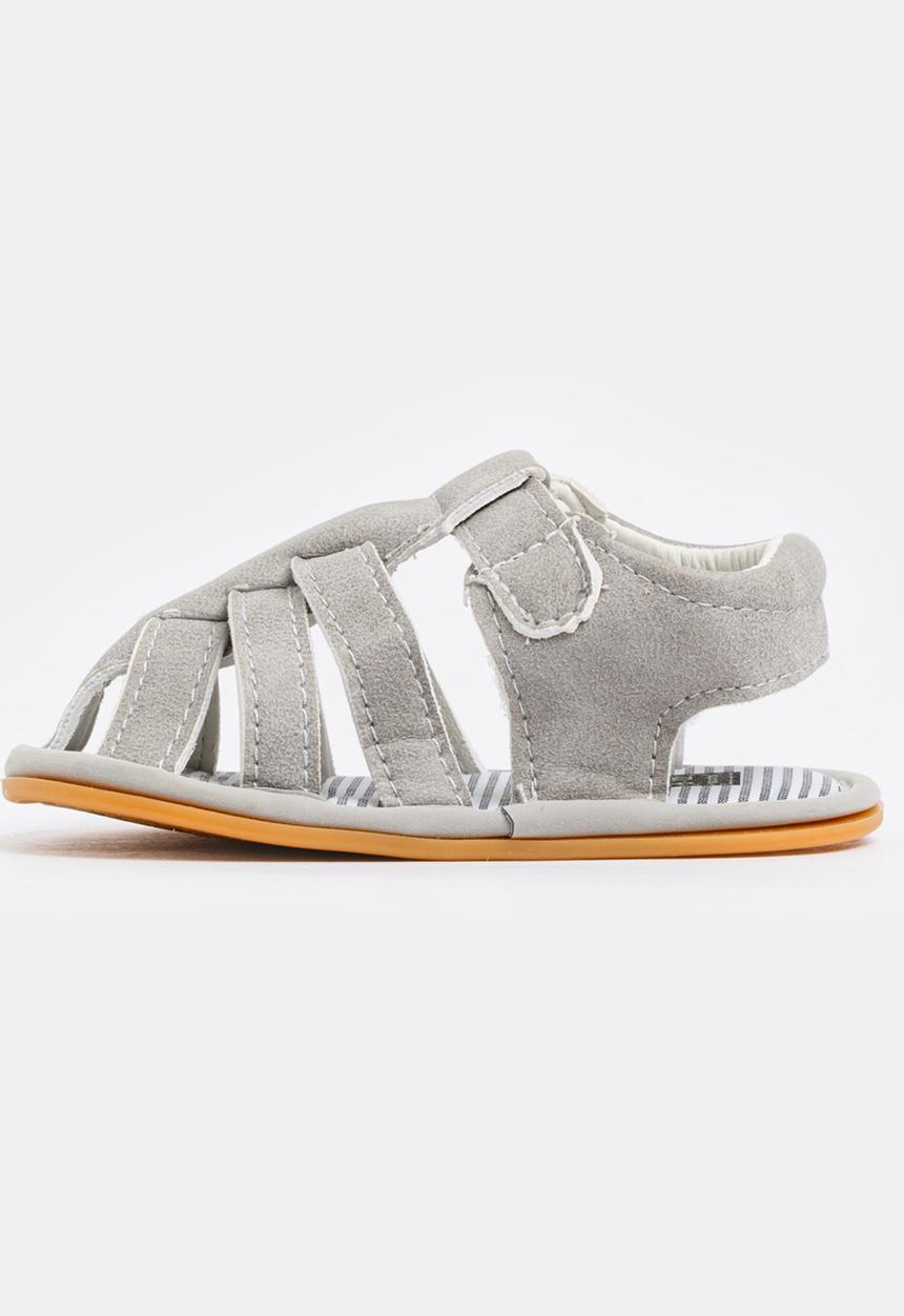 Pop Candy - Girls PU Sandals Grey
