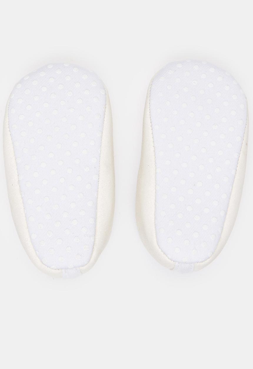Pop Candy - Girls Glitter Pumps White