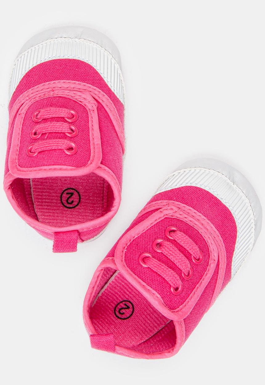 Pop Candy - Girls Textile Sneaker Dark Pink
