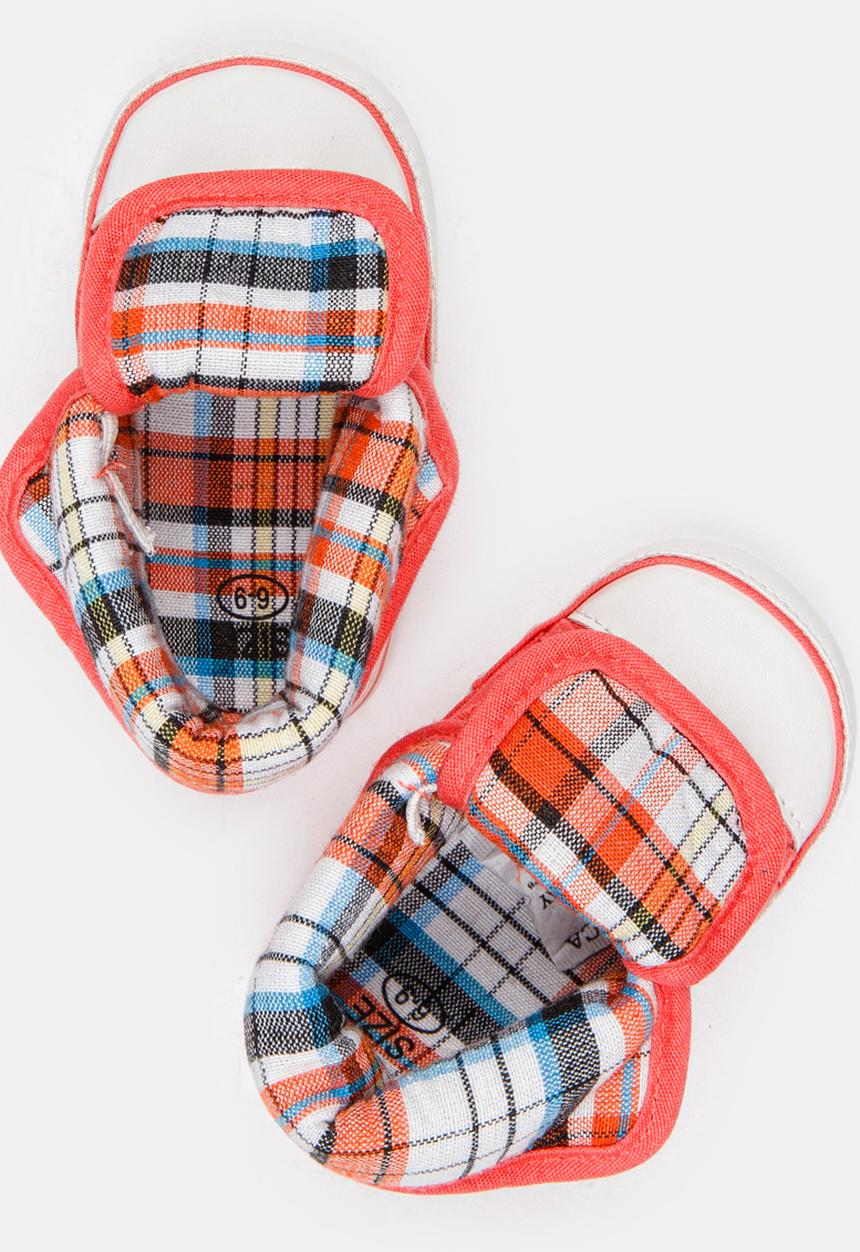Pop Candy - Boys Hi Top Sneakers Coral