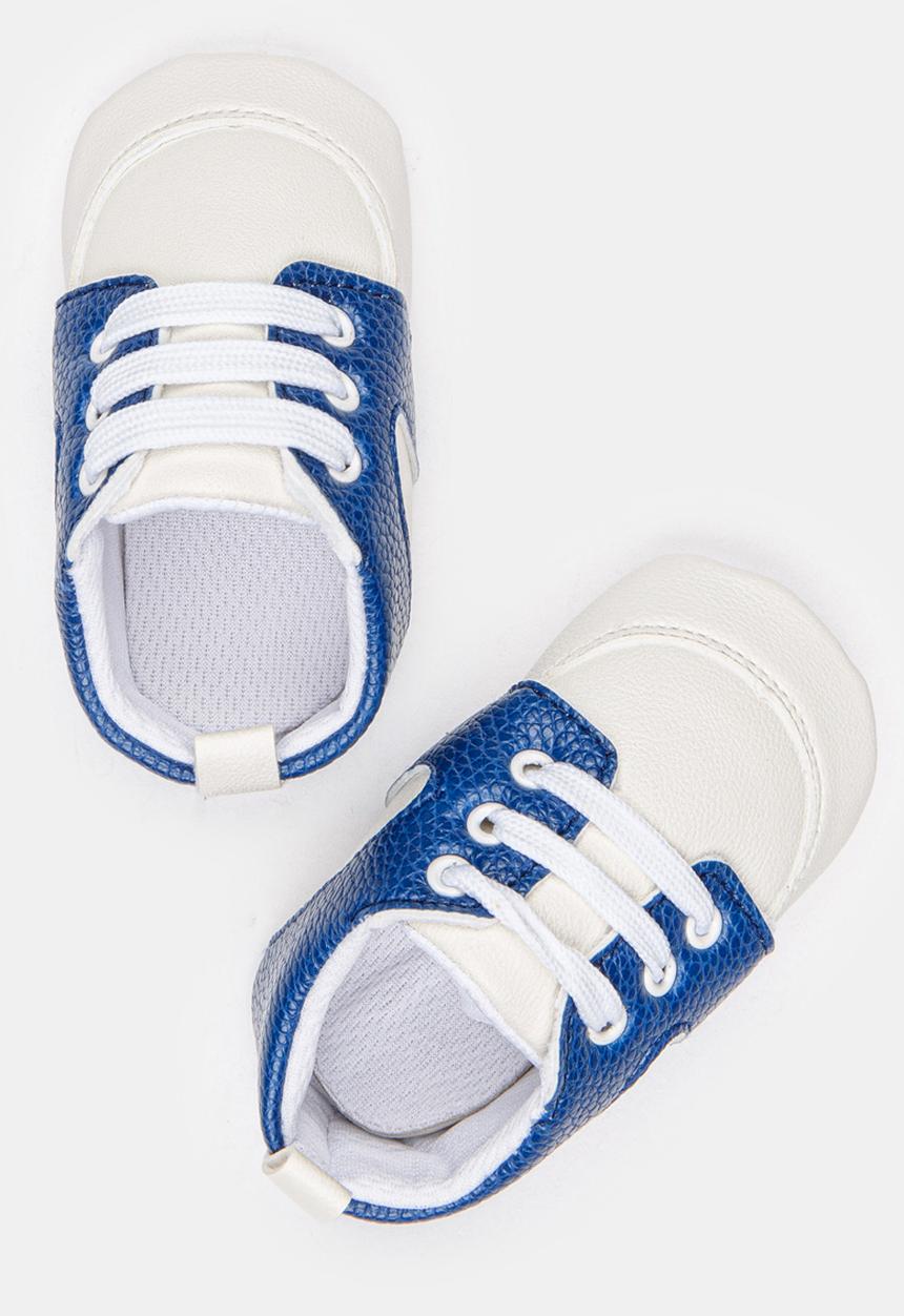 Pop Candy - Boys PU Sneaker White