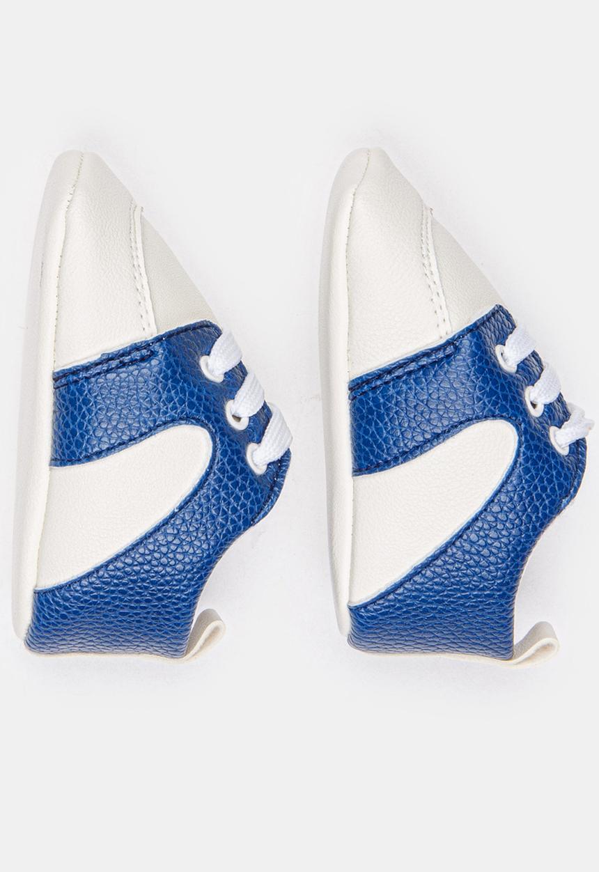 Pop Candy - Boys PU Sneaker White