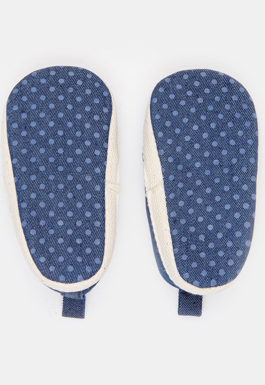 Pop Candy - Girls Bow Pumps Navy