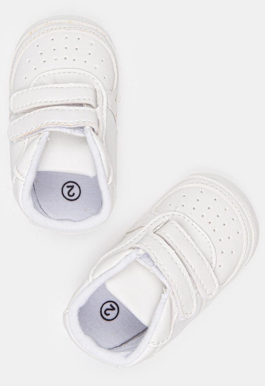 Pop Candy - Boys PU Sneaker White