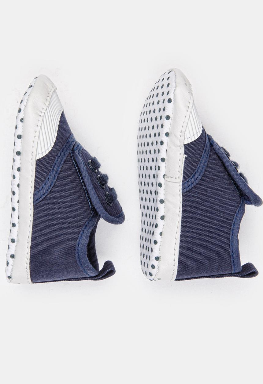 Pop Candy - Girls Textile Sneaker Navy