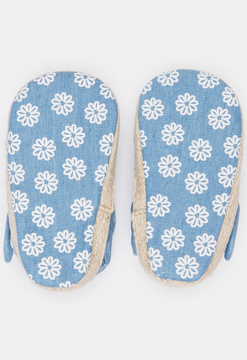 Pop Candy - Girls Bow Shoe Mid Blue